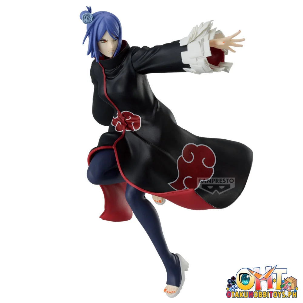 Banpresto Naruto Shippuden Vibration Stars-Tobi & Konan-(B:konan) Fashion Doll