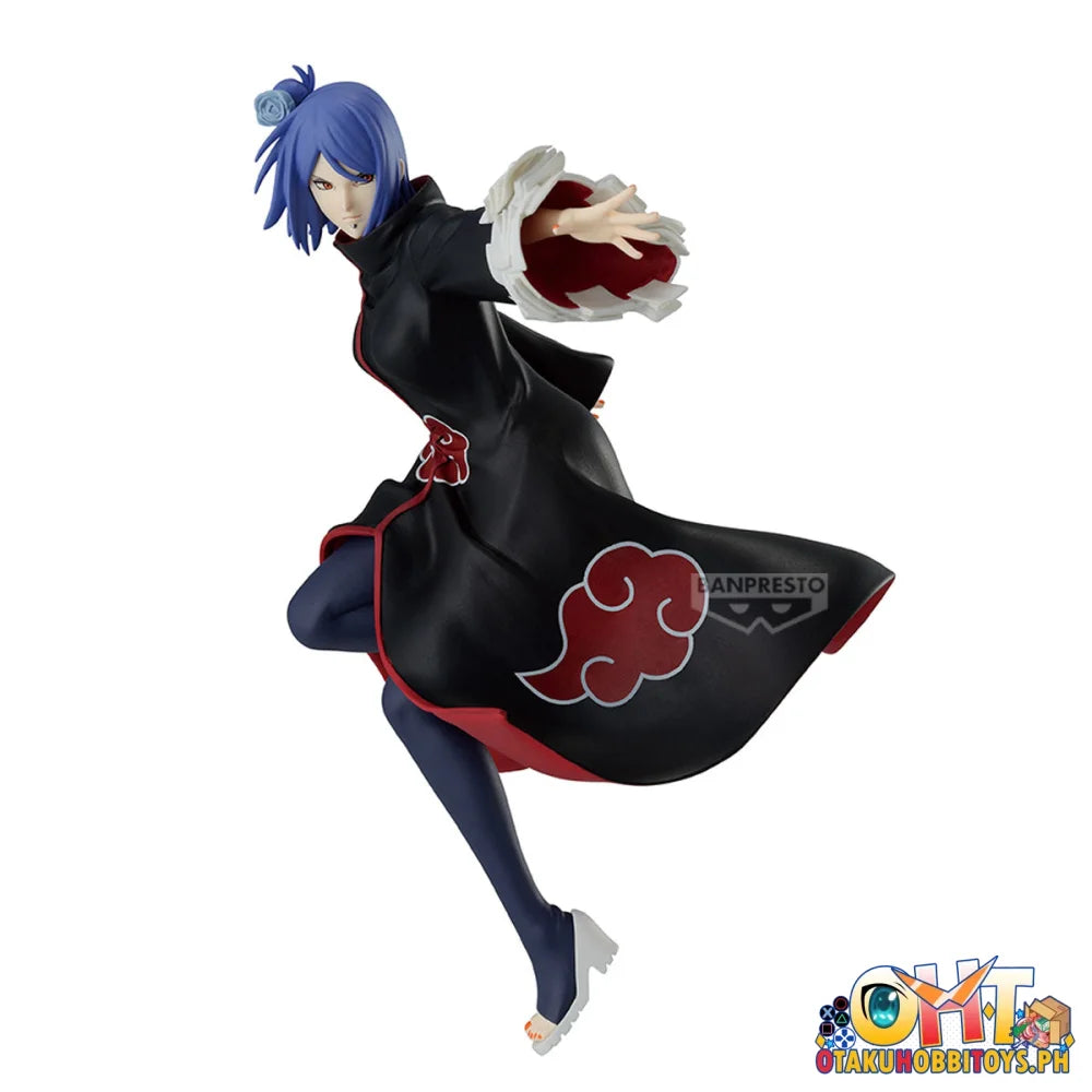 Banpresto Naruto Shippuden Vibration Stars-Tobi & Konan-(B:konan) Fashion Doll