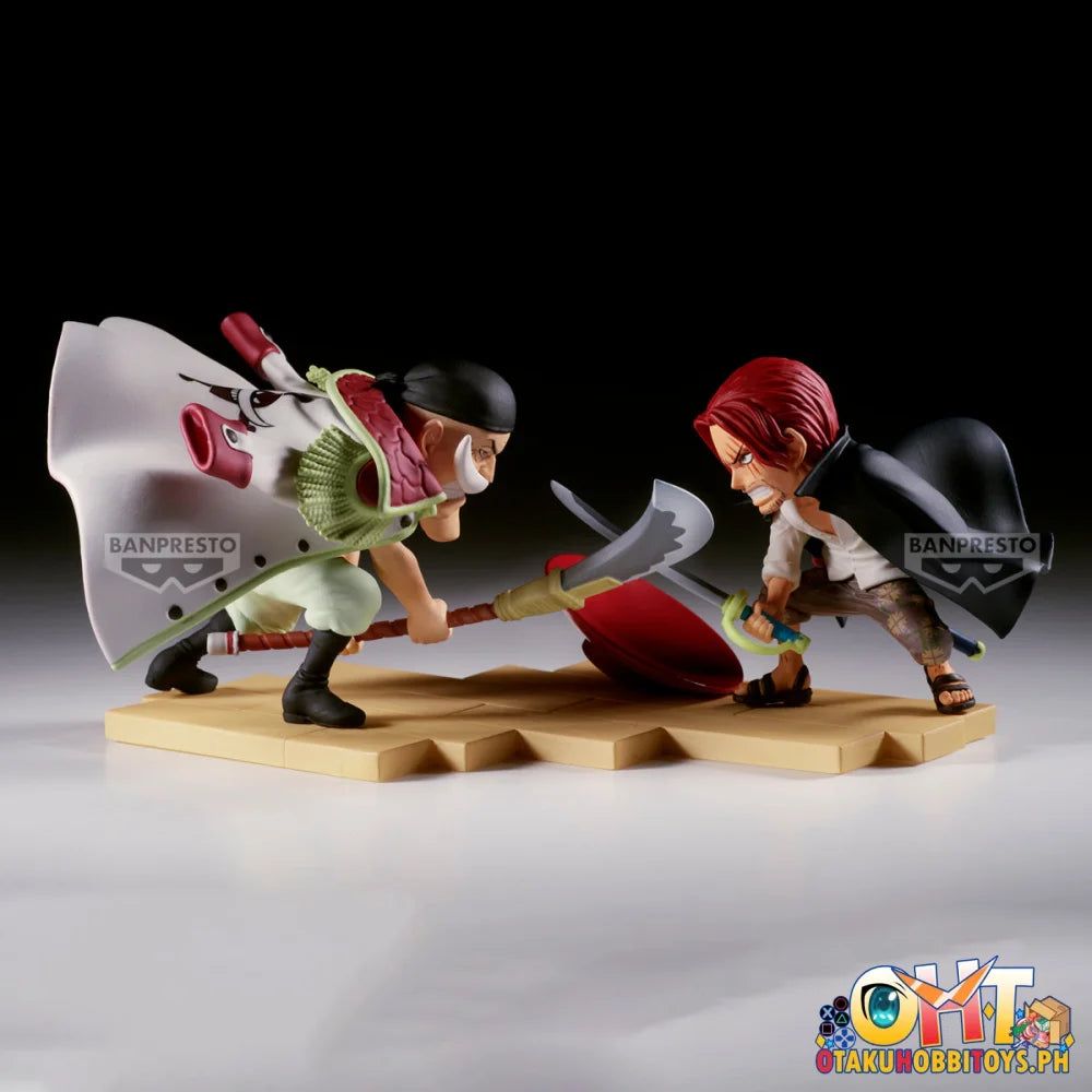 Banpresto One Piece World Collectable Figure Log Stories-Edward.newgate Vs Shanks- Prize