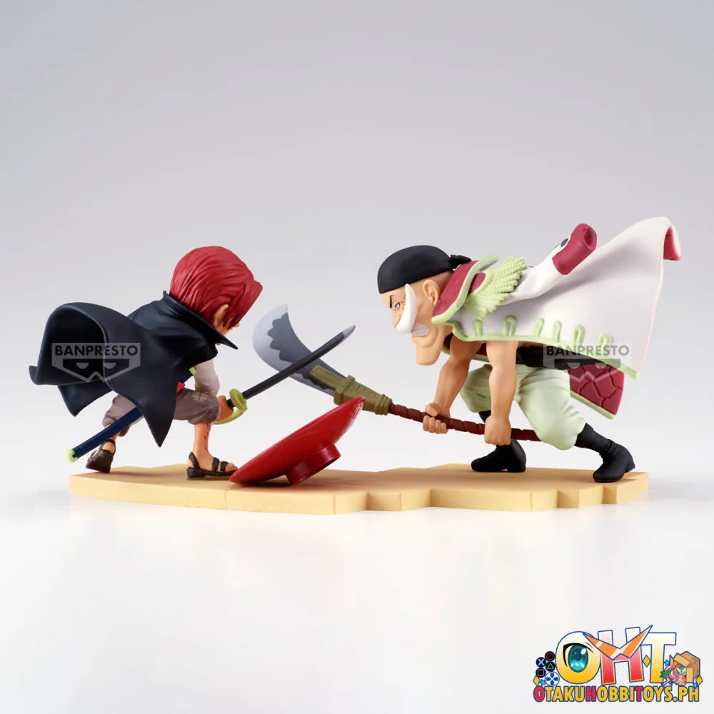 Banpresto One Piece World Collectable Figure Log Stories-Edward.newgate Vs Shanks- Prize