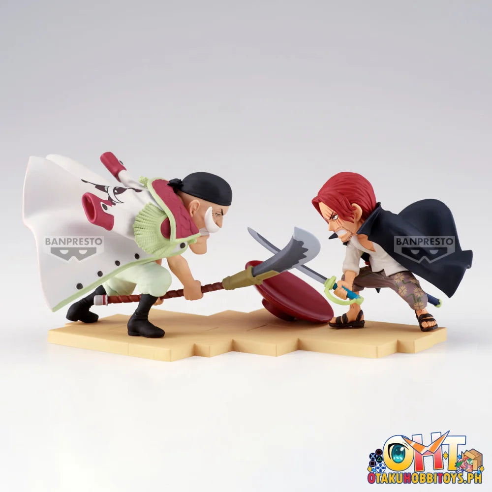 Banpresto One Piece World Collectable Figure Log Stories-Edward.newgate Vs Shanks- Prize