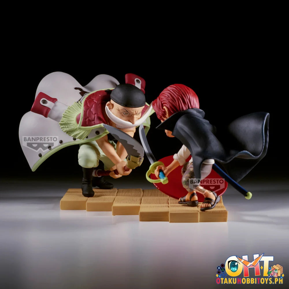 Banpresto One Piece World Collectable Figure Log Stories-Edward.newgate Vs Shanks- Prize