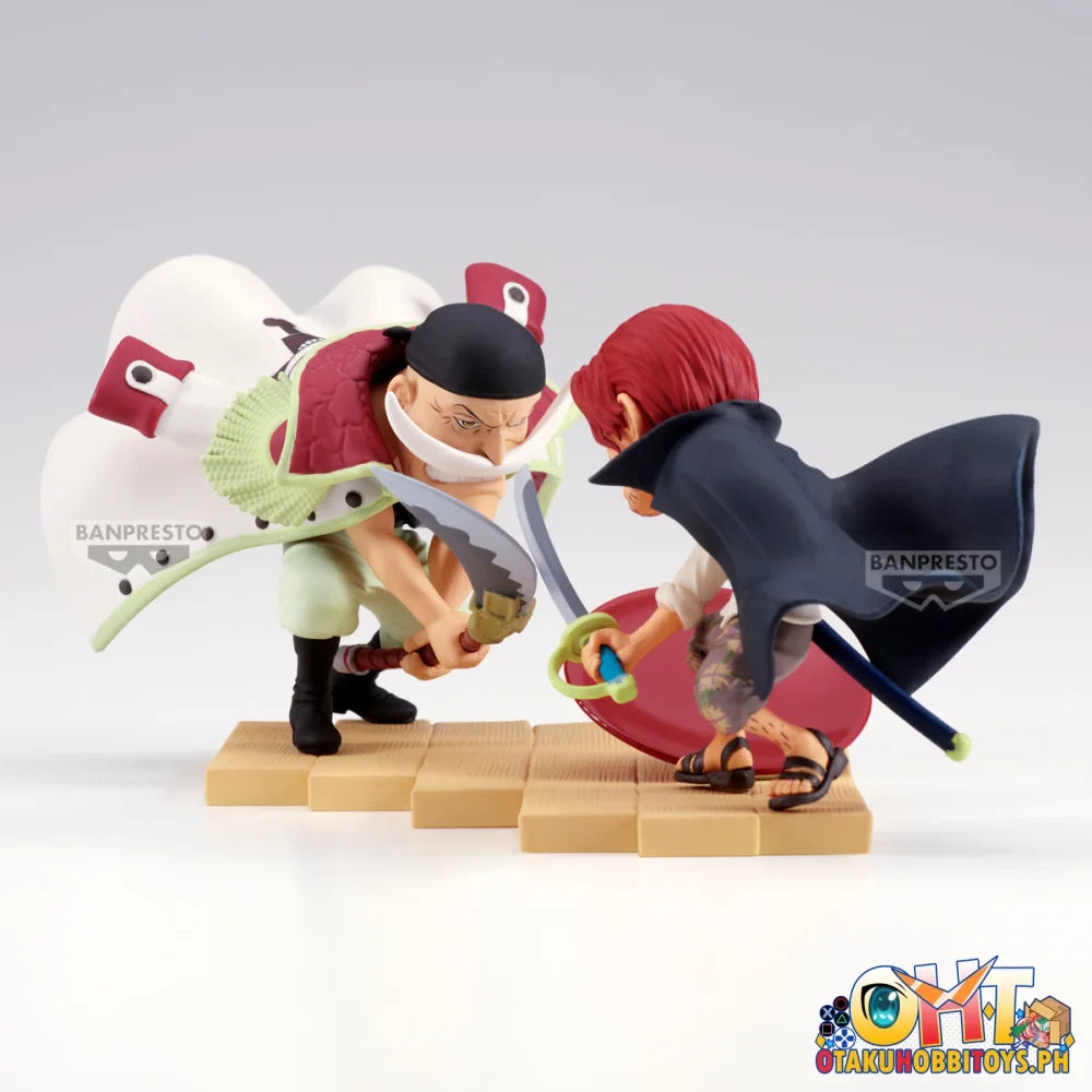Banpresto One Piece World Collectable Figure Log Stories-Edward.newgate Vs Shanks- Prize