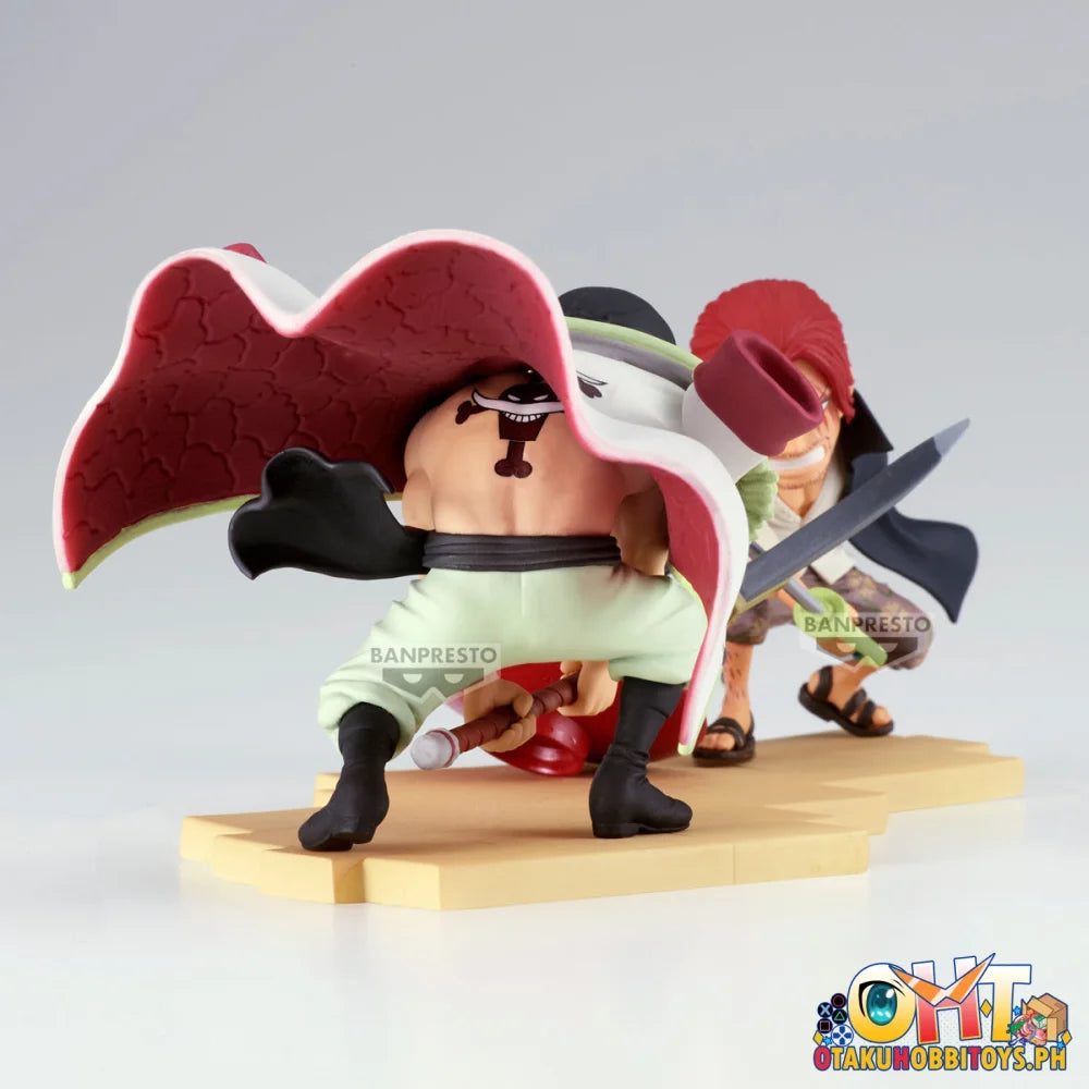 Banpresto One Piece World Collectable Figure Log Stories-Edward.newgate Vs Shanks- Prize