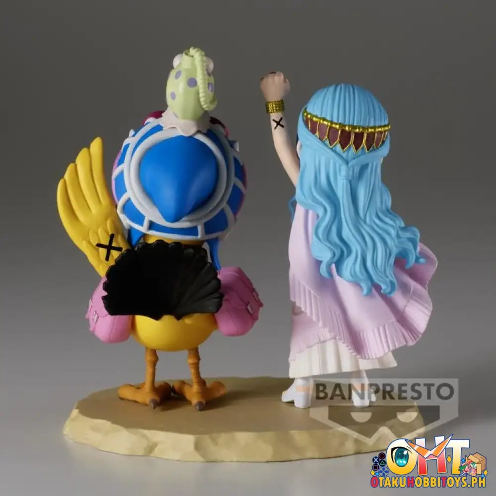 Banpresto One Piece World Collectable Figure Log Stories Nefertari Vivi & Karoo Prize
