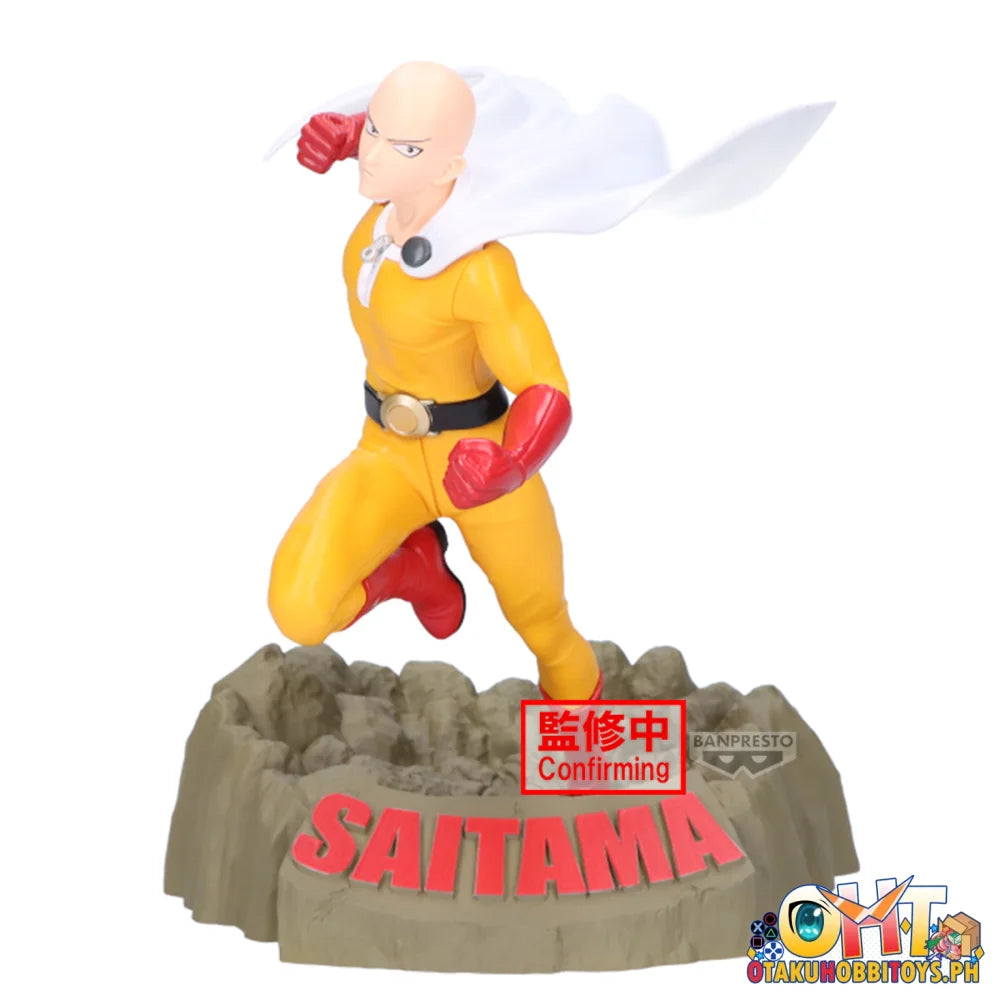 Banpresto ONE-PUNCH MAN Figure #1 Saitama (Crash Base Ver.) - Prize Figure