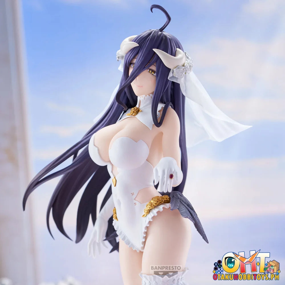 Banpresto Overlord Glitter&glamours-albedo-wedding Ver. Prize Figure