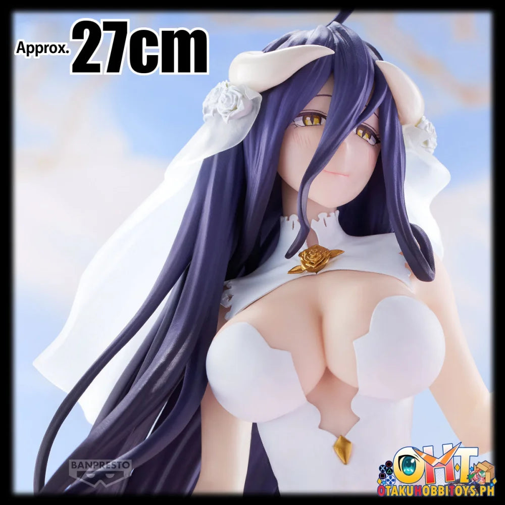 Banpresto Overlord Glitter&glamours-albedo-wedding Ver. Prize Figure