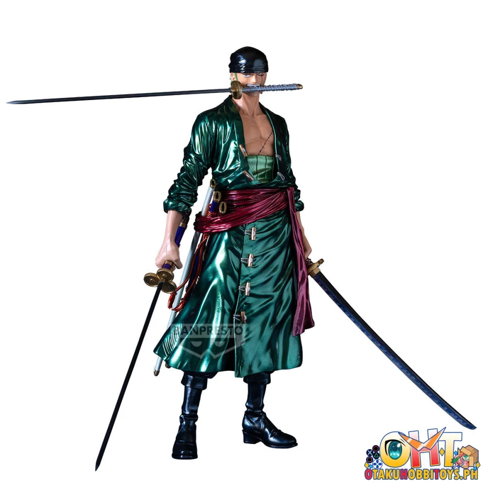 Banpresto [oversea Limited] One Piece Premium roronoa Zoro [the Metallic] Prize Figure