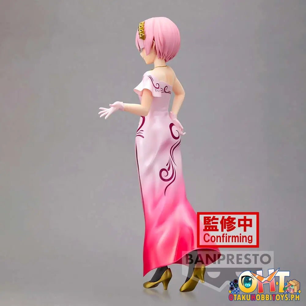 Banpresto Re:zero Starting Life In Another World Glitter&Glamours Ram Color Ver. Prize Figure