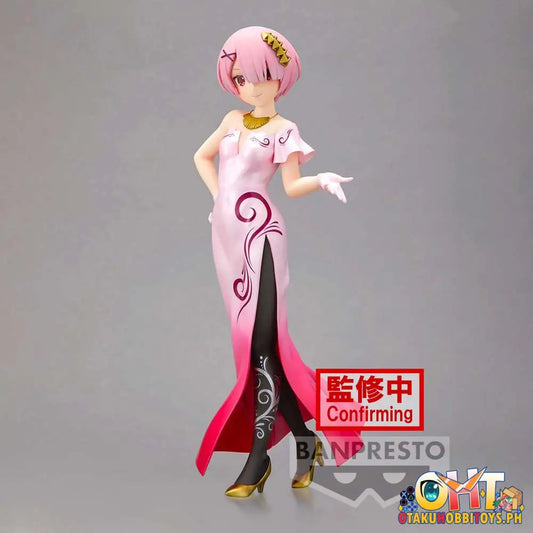 Banpresto Re:zero Starting Life In Another World Glitter&Glamours Ram Color Ver. Prize Figure
