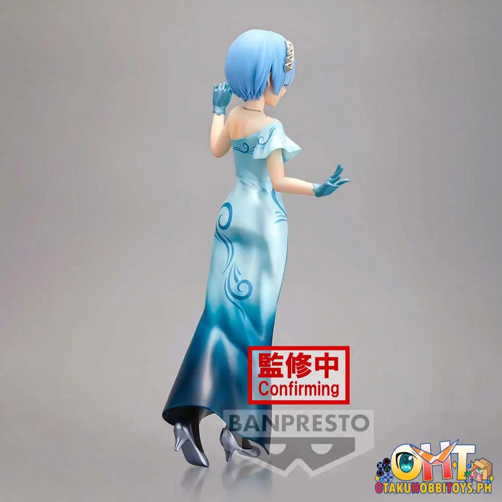 Banpresto Re:zero Starting Life In Another World Glitter&Glamours Rem Color Ver. Prize Figure