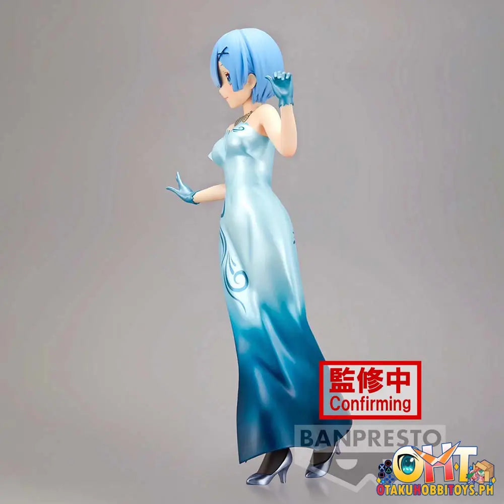 Banpresto Re:zero Starting Life In Another World Glitter&Glamours Rem Color Ver. Prize Figure