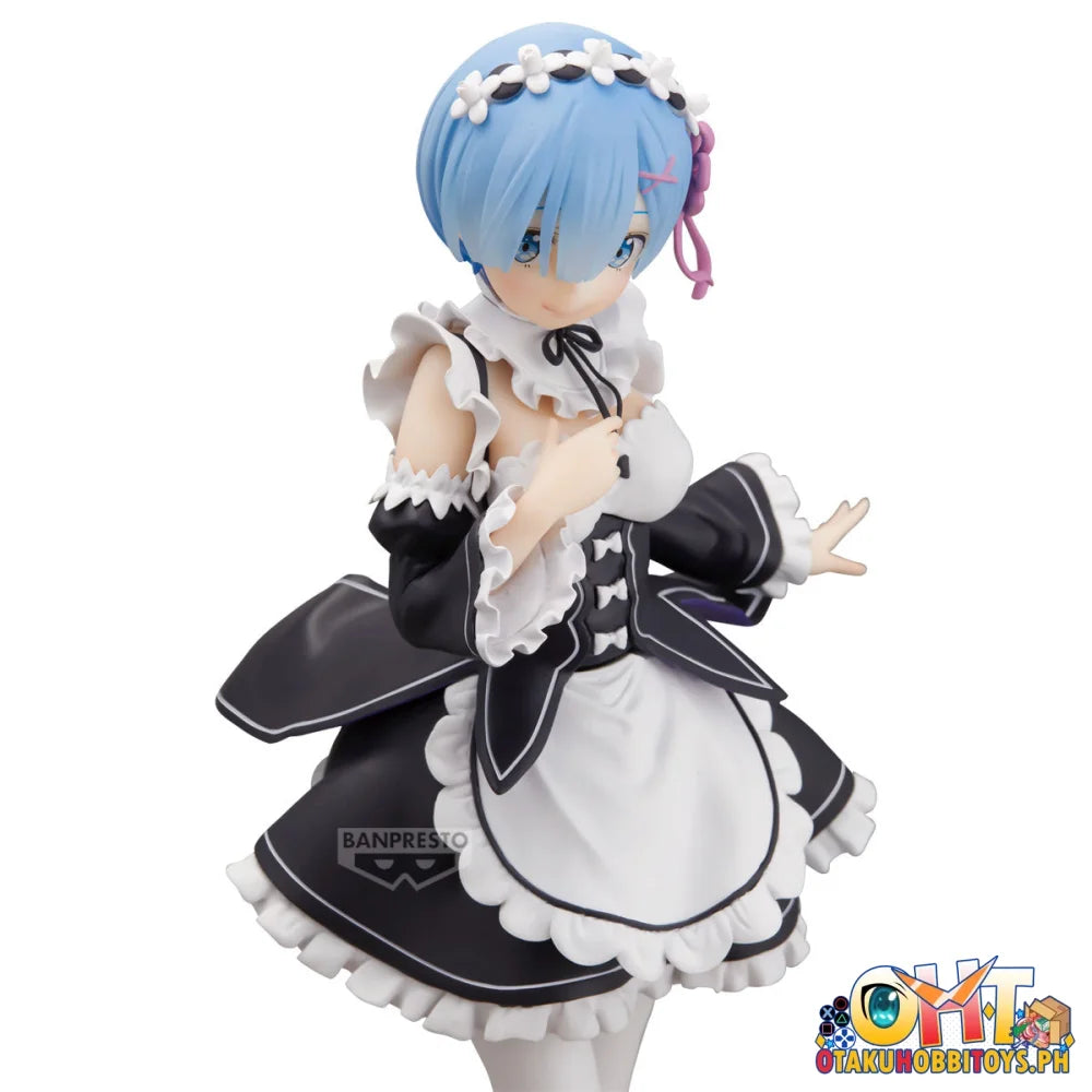 Banpresto Re:zero -starting Life in Another World- Glitter&glamours-rem-maid Ver. Prize Figure