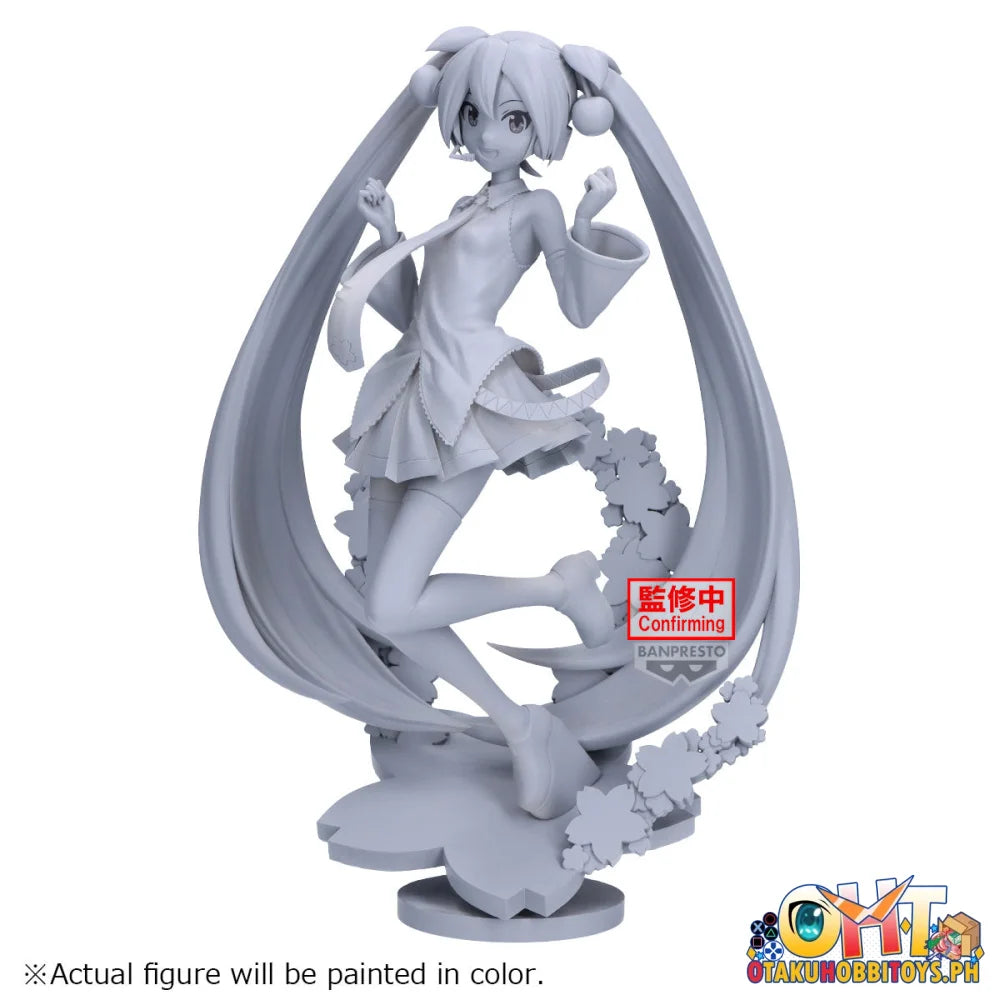 Banpresto Sakura Miku Banpresto Evolve Sakura Miku Figure Prize Figure