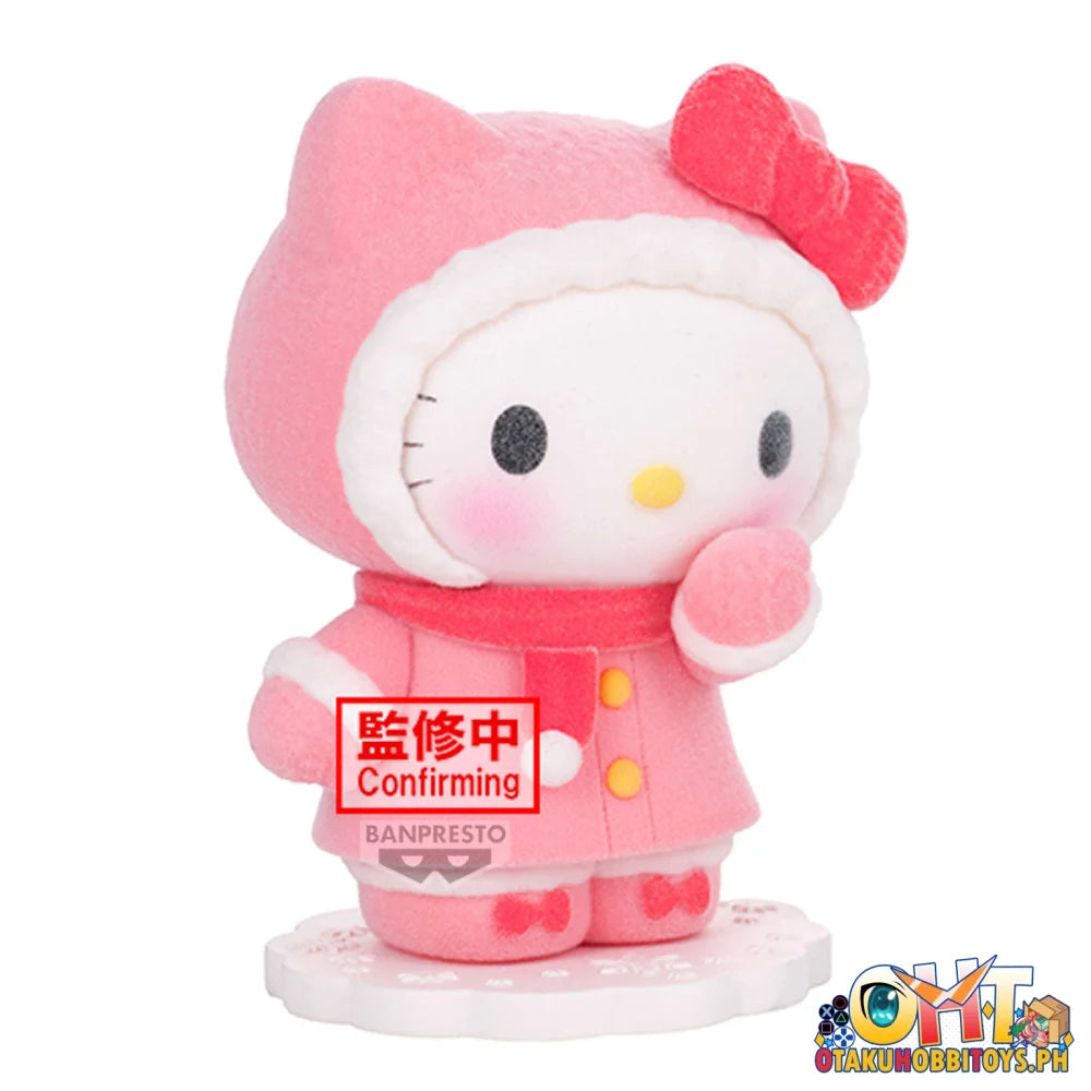 Banpresto Sanrio Characters Fluffy Puffy hello Kitty & Cinnamoroll (a:hello Kitty) Prize Figure