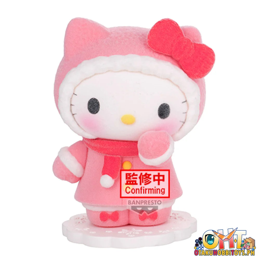 Banpresto Sanrio Characters Fluffy Puffy hello Kitty & Cinnamoroll (a:hello Kitty) Prize Figure