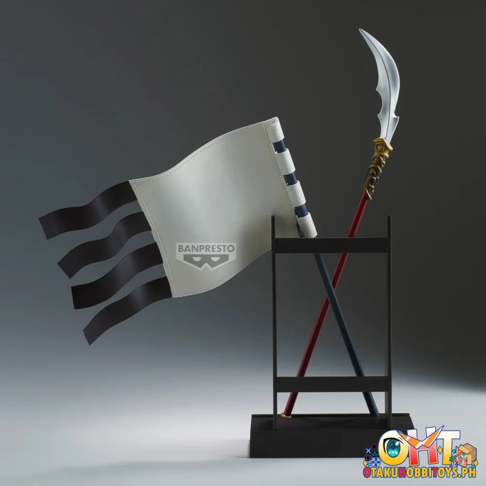 Banpresto Set of 2 - Kingdom Grandista-ohki-ii(a:ohki + B:shin’s Flag Ohki’s Glaive Face Right Arm Right Shoulder)