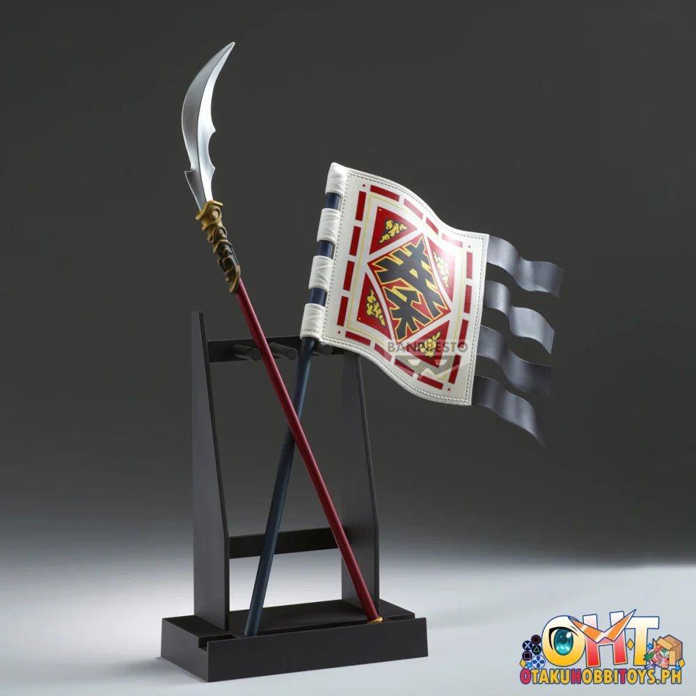 Banpresto Set of 2 - Kingdom Grandista-ohki-ii(a:ohki + B:shin’s Flag Ohki’s Glaive Face Right Arm Right Shoulder)