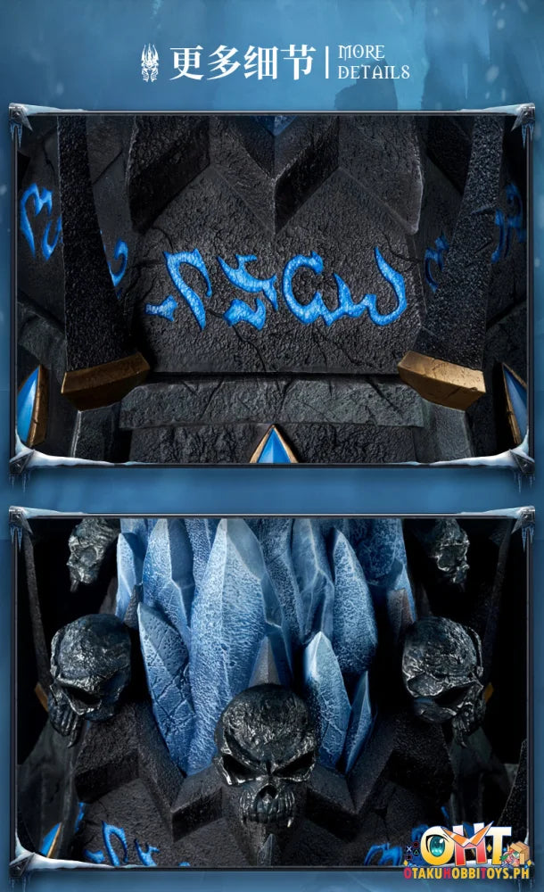 Blizzard Official 1/1 World Of Warcraft Frostmourne Limited Collection Pedestal Prize Figure