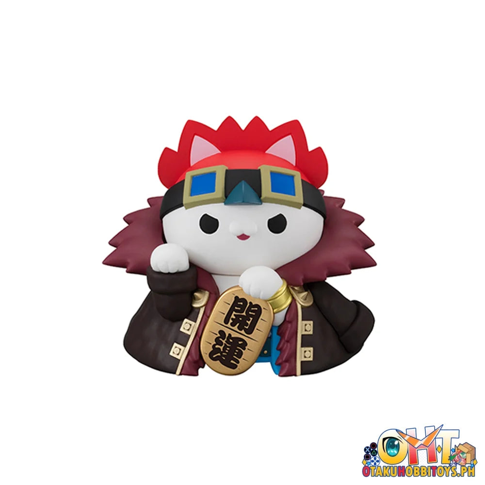 Box Of 6 - Mega Cat Project One Piece Nyan Piece Nyan!! Beckoning Cat Lucky Pirates Trading Figure