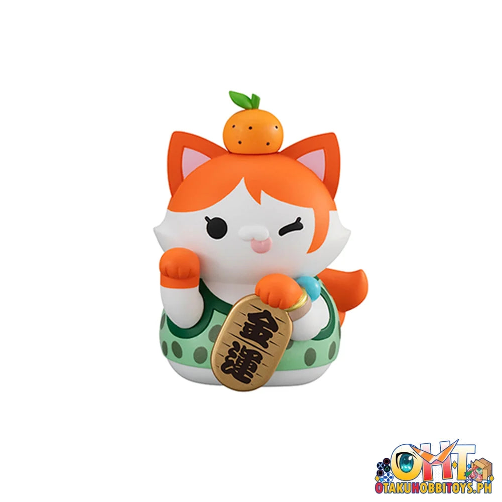 Box Of 6 - Mega Cat Project One Piece Nyan Piece Nyan!! Beckoning Cat Lucky Pirates Trading Figure