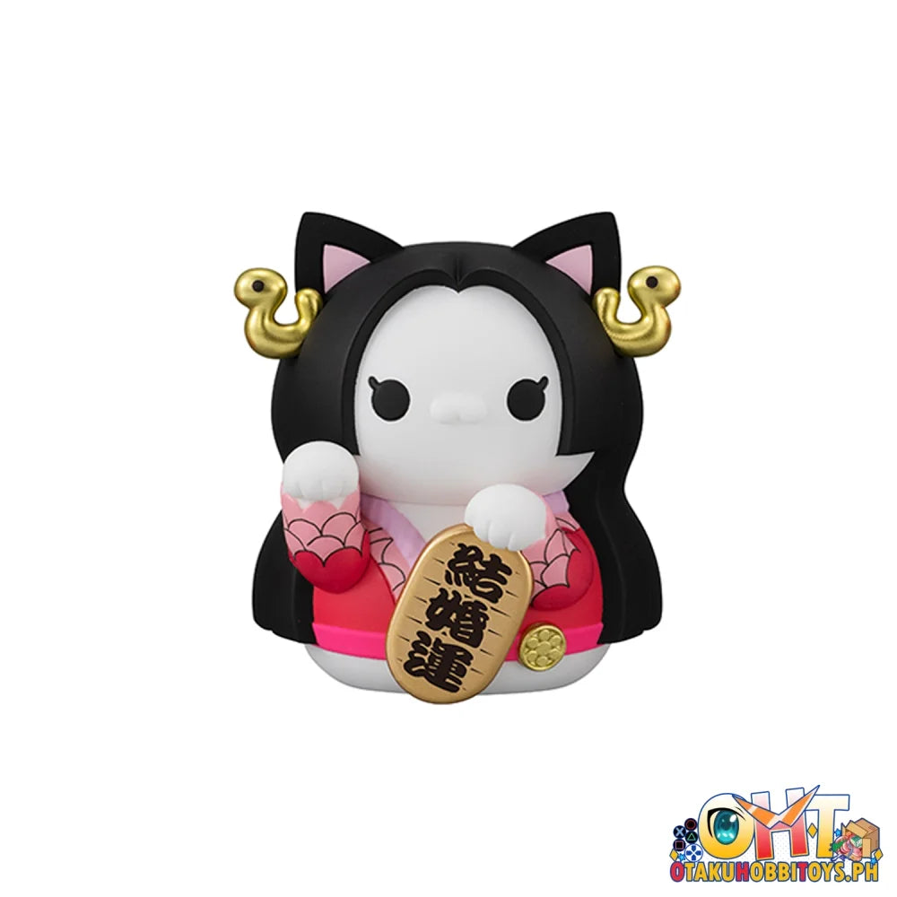 Box Of 6 - Mega Cat Project One Piece Nyan Piece Nyan!! Beckoning Cat Lucky Pirates Trading Figure