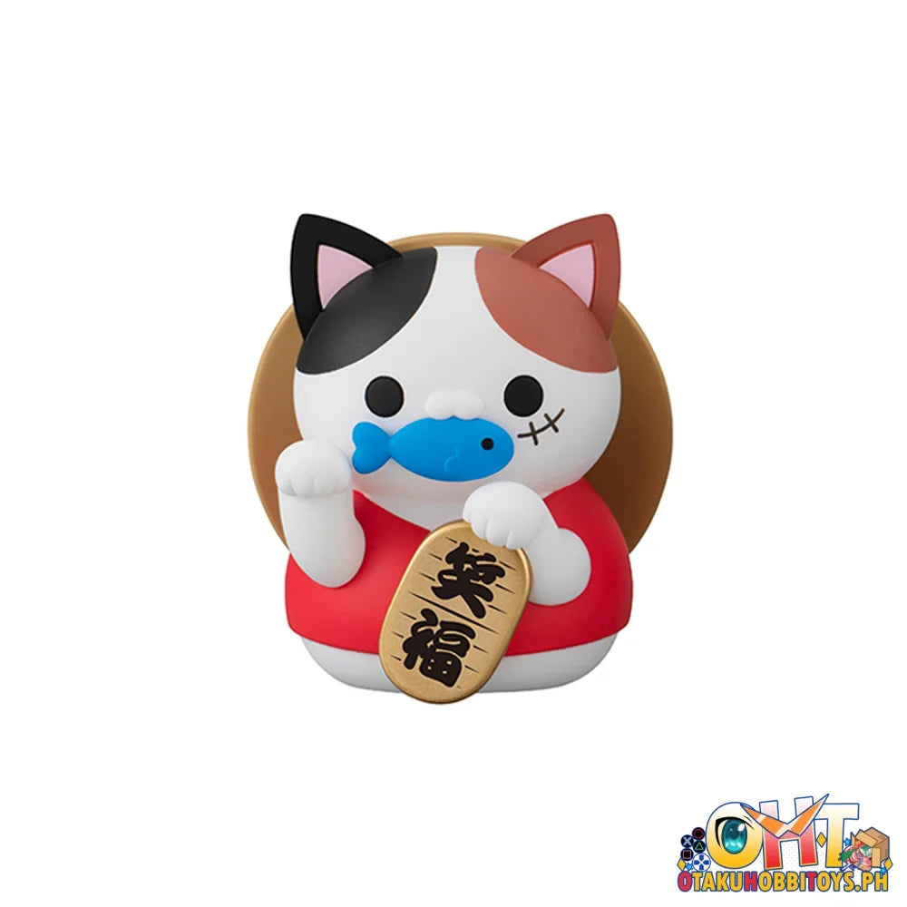 Box Of 6 - Mega Cat Project One Piece Nyan Piece Nyan!! Beckoning Cat Lucky Pirates Trading Figure