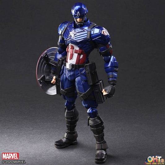 Bring Arts Marvel Universe Variant Captain America Designed By TETSUYA NOMURA