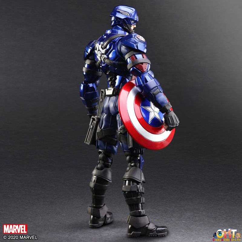 Bring Arts Marvel Universe Variant Captain America Designed By TETSUYA NOMURA