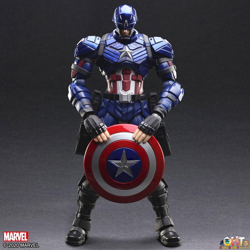 Bring Arts Marvel Universe Variant Captain America Designed By TETSUYA NOMURA