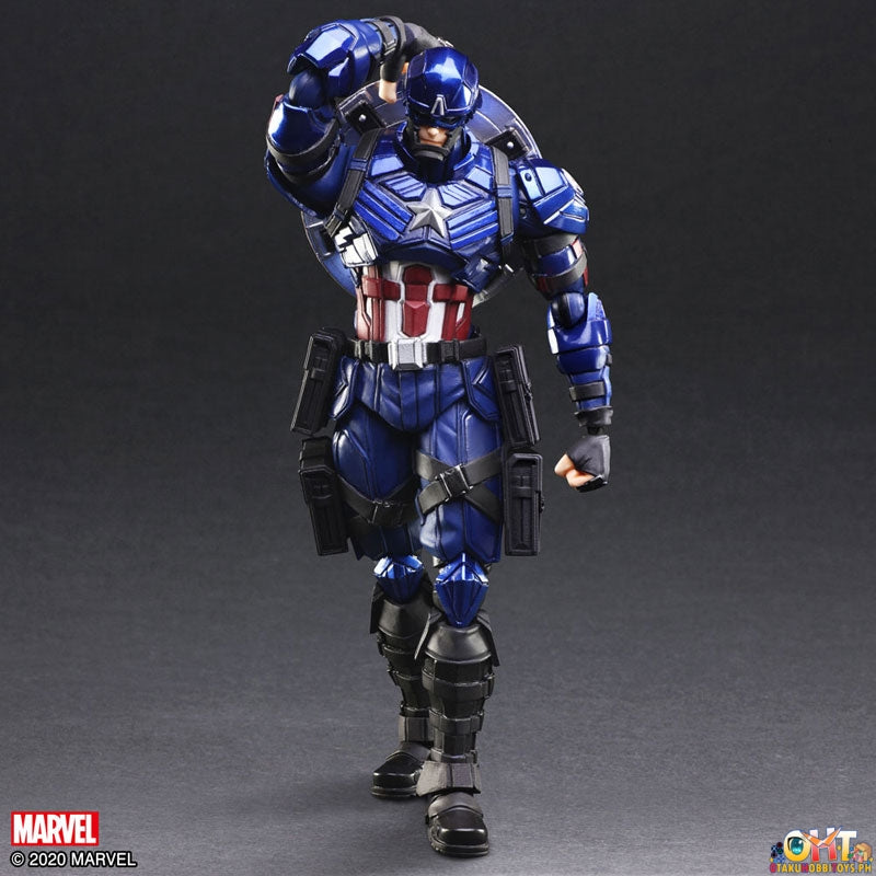 Bring Arts Marvel Universe Variant Captain America Designed By TETSUYA NOMURA