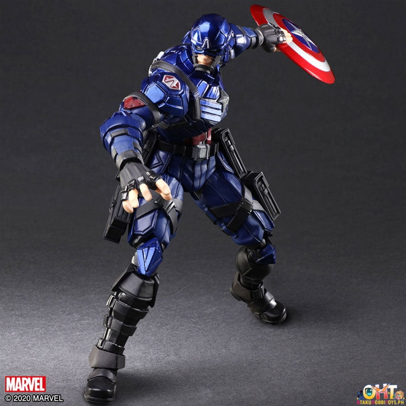 Bring Arts Marvel Universe Variant Captain America Designed By TETSUYA NOMURA