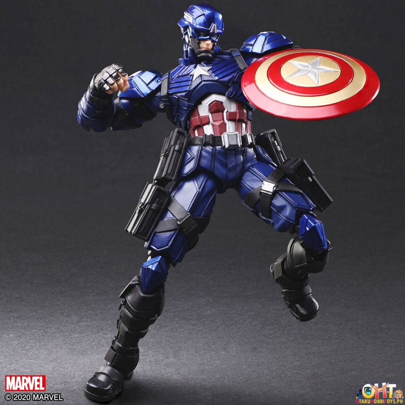Bring Arts Marvel Universe Variant Captain America Designed By TETSUYA NOMURA