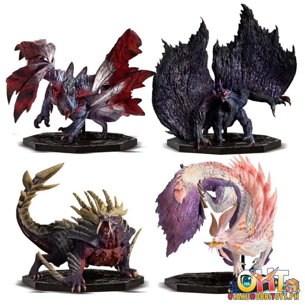 Capcom Figure Builder Cube Monster Hunter 4Pcs Box Set [Gore Magala/Crimson Glow Valstrax/Magnamalo