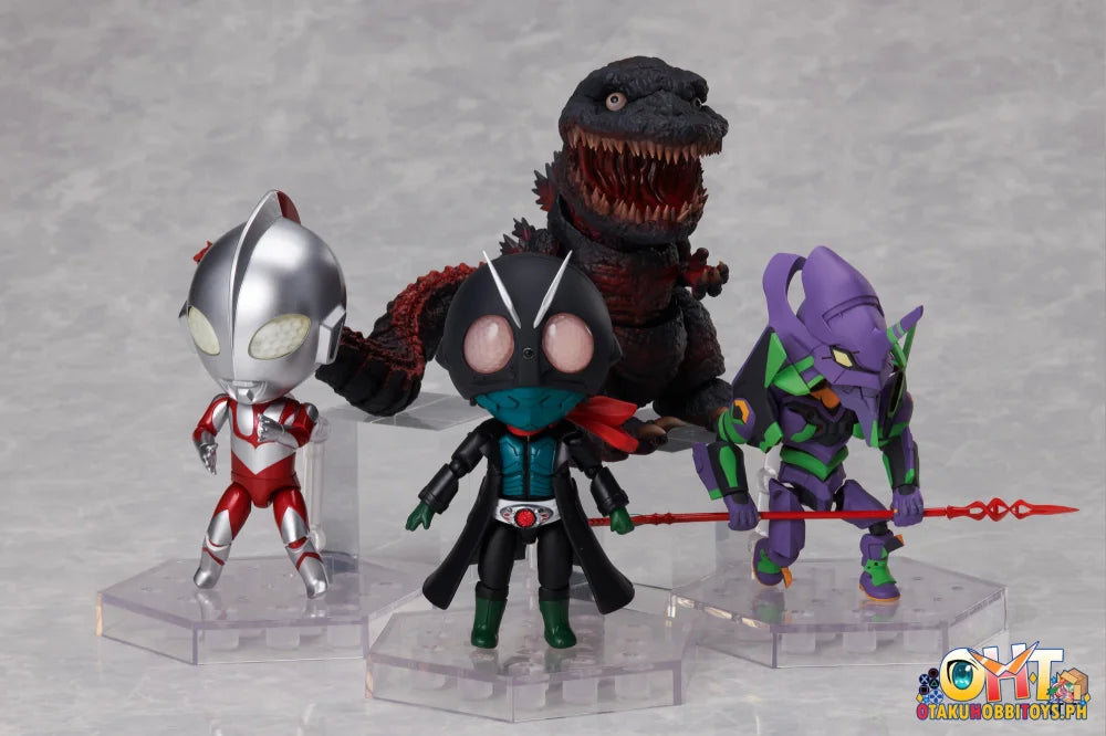Dform Shin Japan Heros Universe Full Action Deforme Figure Set Of 4 Chibi