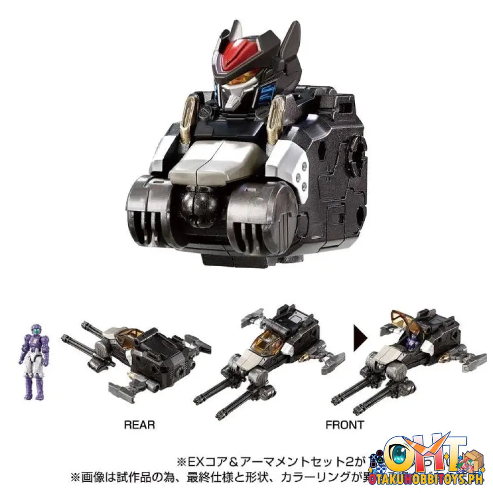 Diaclone Tm-23 Tactical Mover Ex Core & Armament Set 2