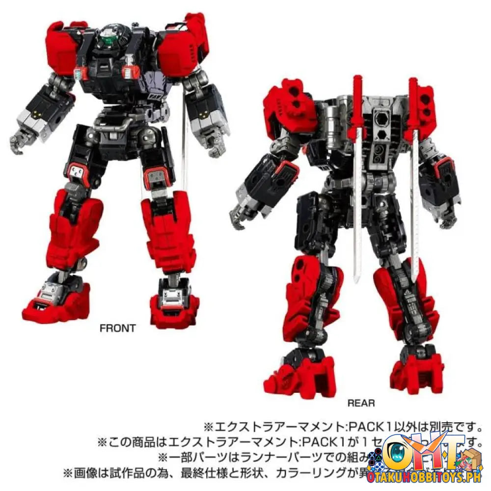 Diaclone Tm-25 Tactical Mover Extra Armament:  Pack 1