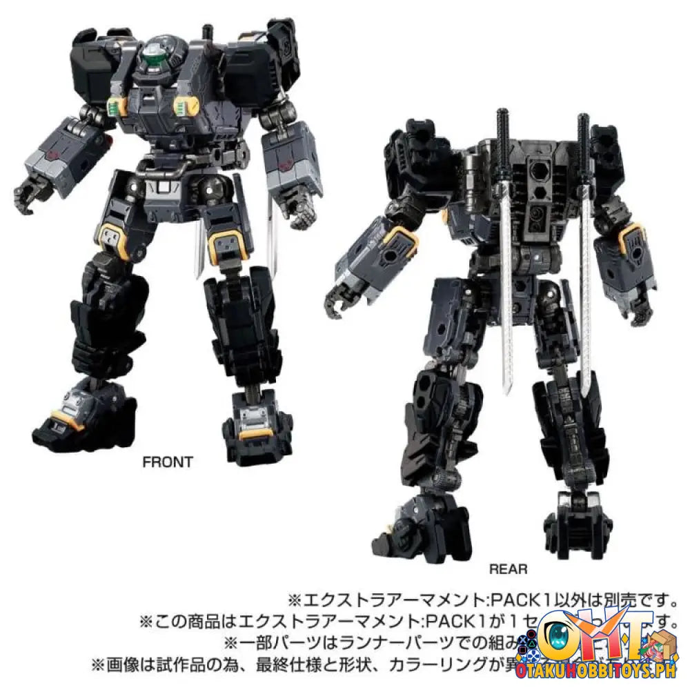 Diaclone Tm-25 Tactical Mover Extra Armament:  Pack 1