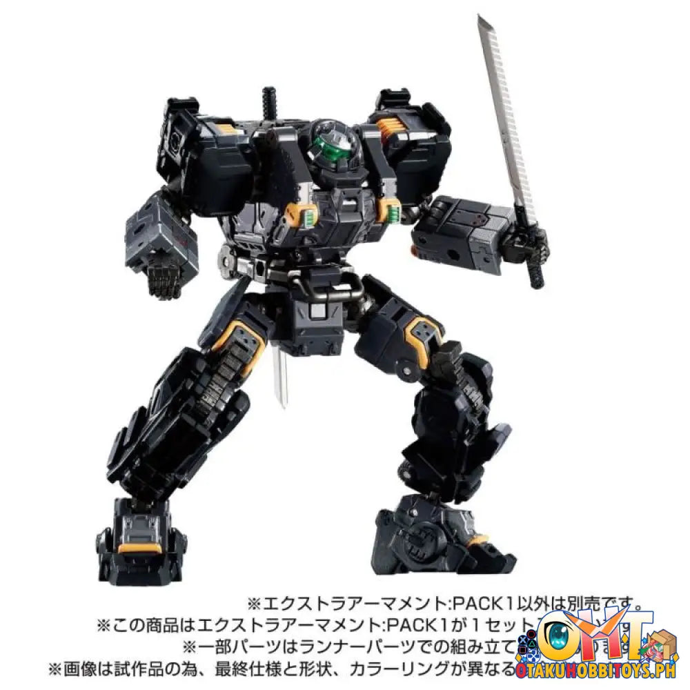 Diaclone Tm-25 Tactical Mover Extra Armament:  Pack 1