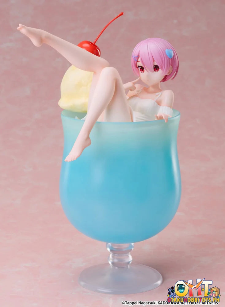 Elcoco 1/7 Re:zero -Starting Life In Another World- Ram Cream Soda Scale Figure