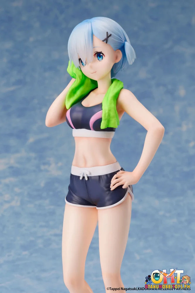 Elcoco 1/7 Re:zero -Starting Life In Another World- Rem Sports Wear Scale Figure