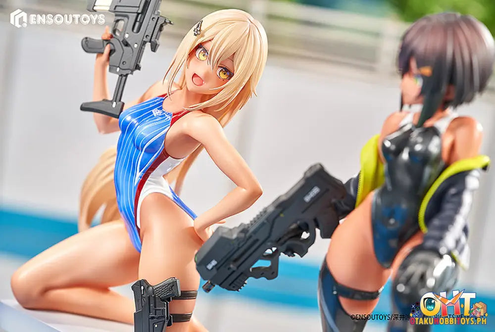 Ensoutoys Arms Note 1/7 Swim Team Bucho-Chan And Kohai-Chan Set Scale Figure