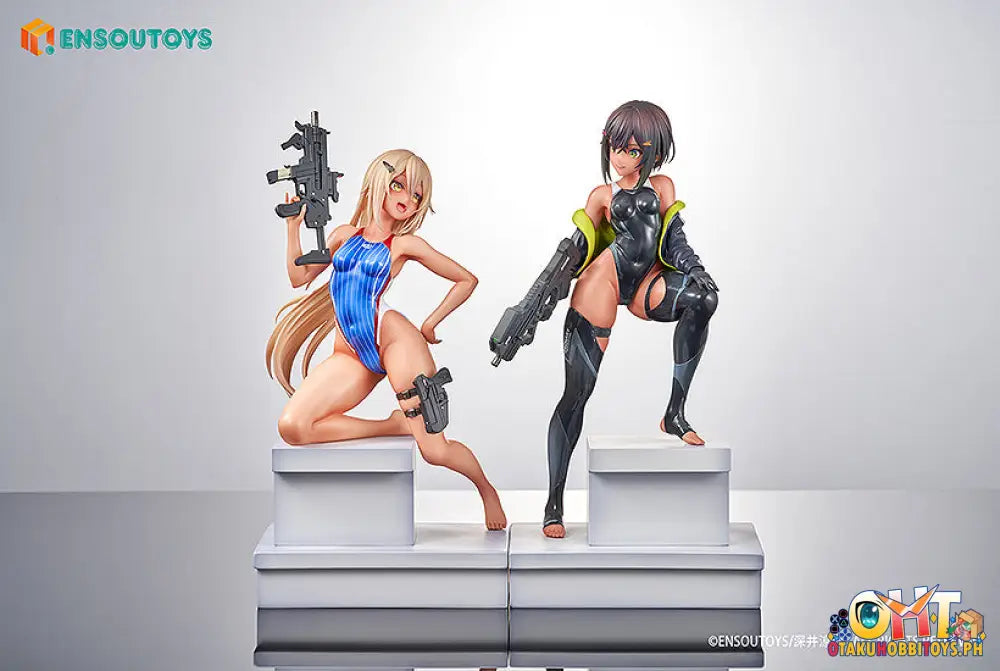 Ensoutoys Arms Note 1/7 Swim Team Bucho-Chan And Kohai-Chan Set Scale Figure