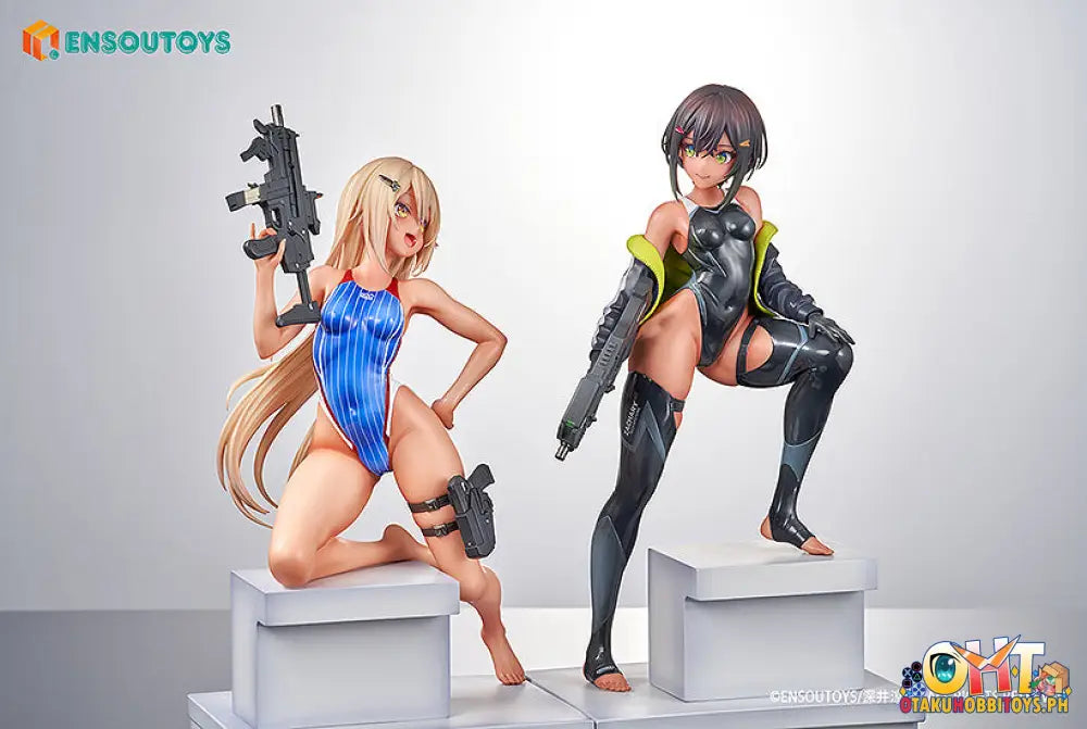 Ensoutoys Arms Note 1/7 Swim Team Bucho-Chan And Kohai-Chan Set Scale Figure