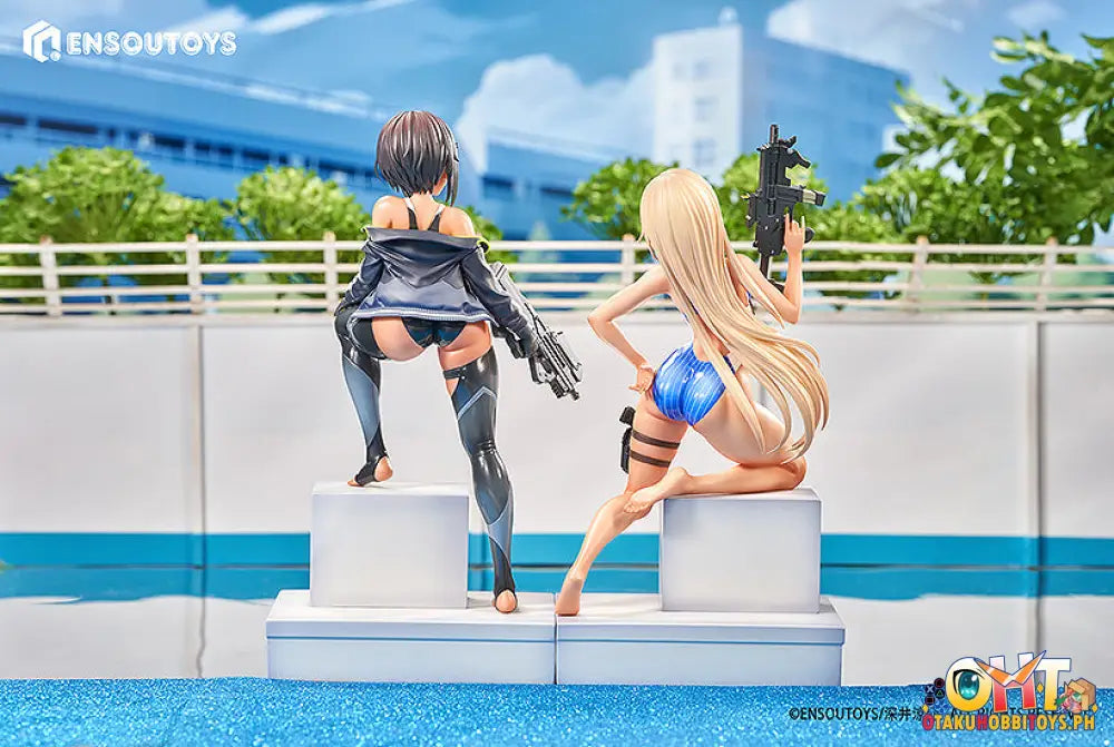 Ensoutoys Arms Note 1/7 Swim Team Bucho-Chan And Kohai-Chan Set Scale Figure