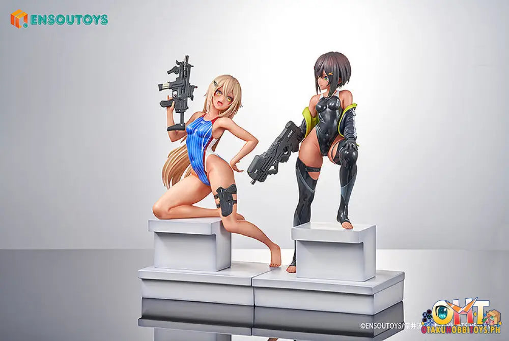 Ensoutoys Arms Note 1/7 Swim Team Bucho-Chan And Kohai-Chan Set Scale Figure
