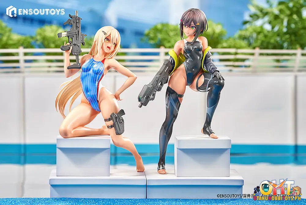 Ensoutoys Arms Note 1/7 Swim Team Bucho-Chan And Kohai-Chan Set Scale Figure