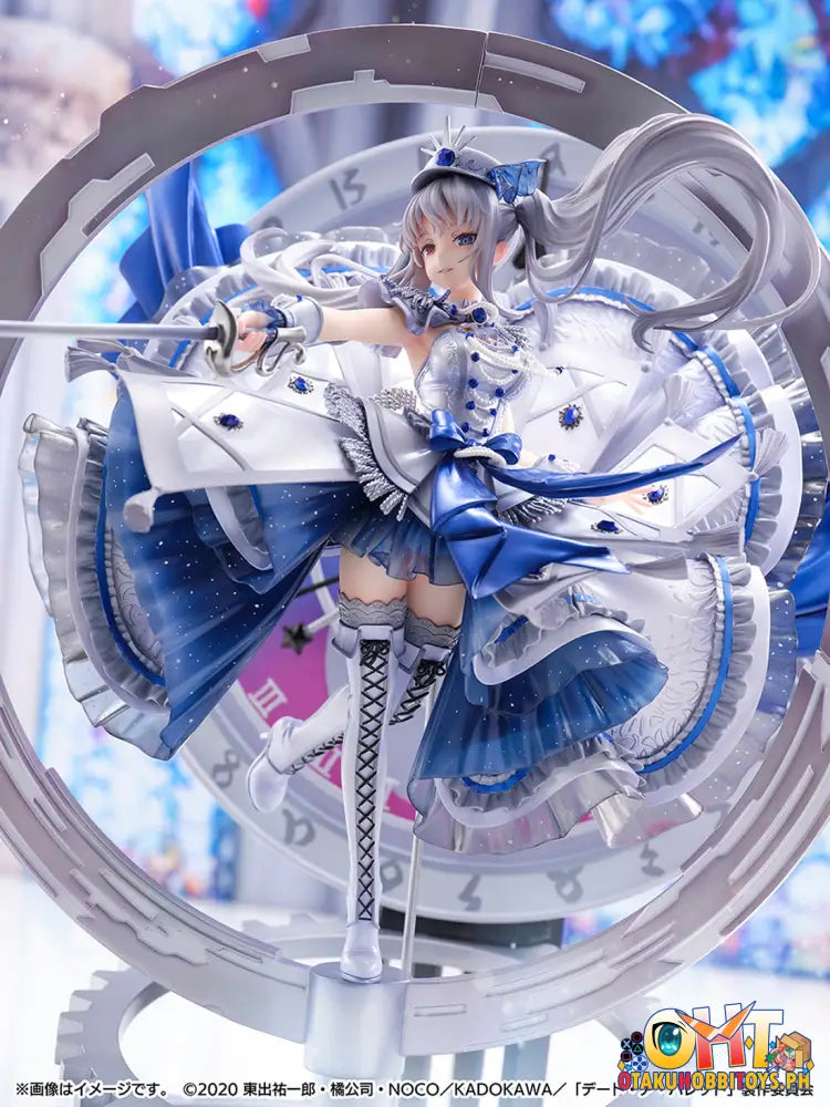 Estream Date A Bullet 1/7 White Queen -Royal Blue Sapphire Dress Ver.- Shibuya Scramble Figure Scale