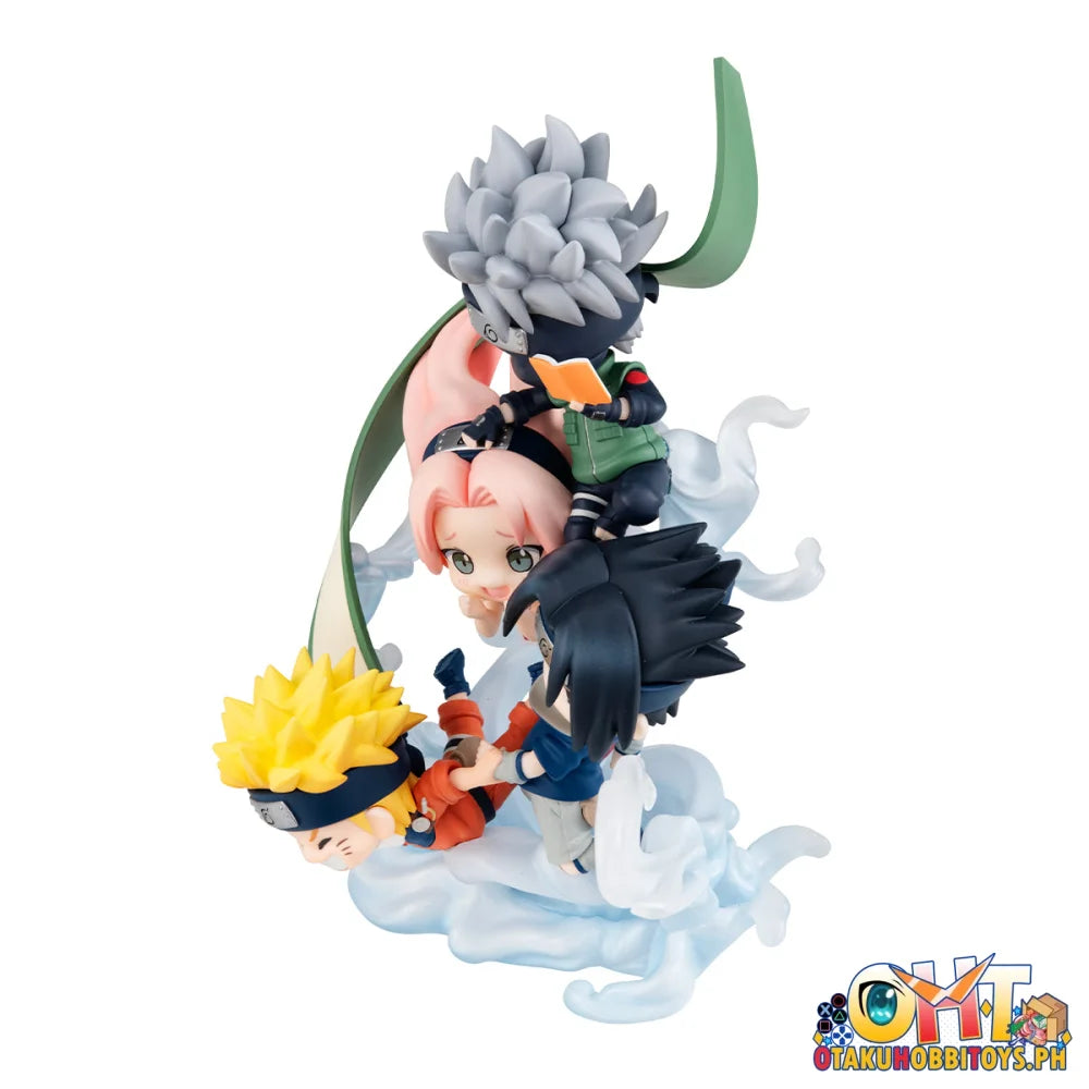 Figunity Naruto Shippuden Gather Here Team 7! With Gift Scale Figure